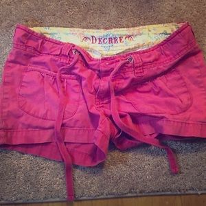 Size 3 magenta shorts